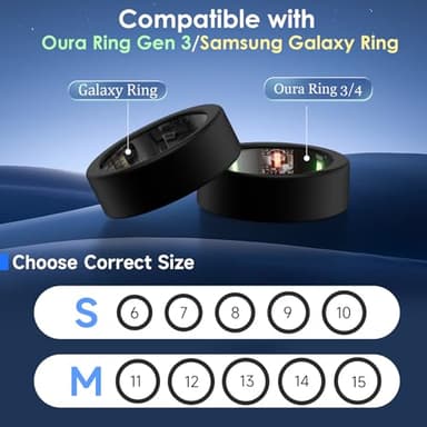 SZJCLTD 10 Pack Ring Covers for Oura & Galaxy Rings, Anti-Scratch Elastic Silicone Covers for Working Out & Gym - Image 2