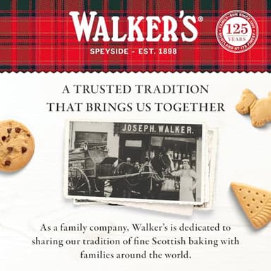 Walker’s Assorted Shortbread Cookies in Festive Shapes - Includes Christmas Tree, Bell, Star and Santa Claus Shaped Christmas Cookies - Image 6