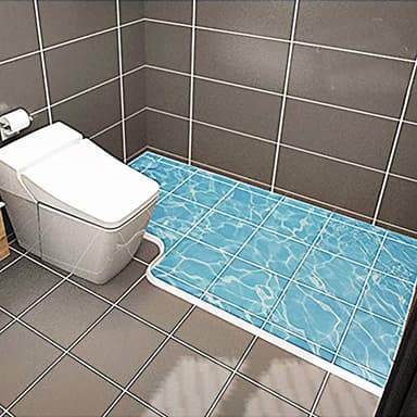 Duzzy 67 Inch Collapsible Shower Threshold Water Dam, Ideal for Wheelchair Accessible, Suitable for Accessibility ADA Handicap Showers - Image 5