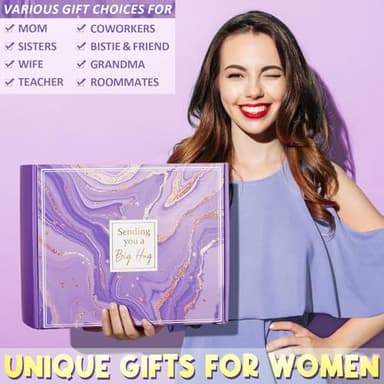 Birthday Gifts for Women Self Care Gifts Get Well Soon Gifts, Lavender Relaxing Spa Gifts Basket Care Package w/ Flannel Blanket 40 OZ Tumbler, Christmas Gifts for Mom Wife Grandma Friends Sisters Her - Image 8
