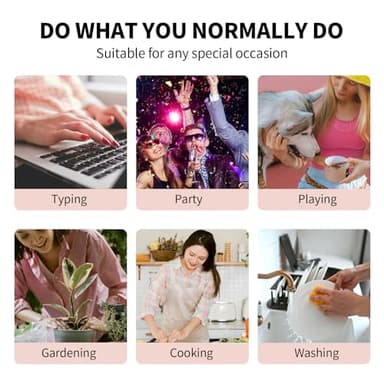 SHANGMENG White French Tip Press on Nails Short - Soft Gel Almond Press on Nails for Women Gift, Fit Perfectly & Natural Glue on Nails in 16 Sizes - 32 Reusable Fake Nails with Glue, French White - Image 5