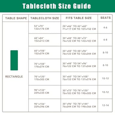 Biscaynebay Textured Fabric Tablecloths 90x156 Inches Rectangular, Ivory Water Resistant Tablecloths for Dining, Kitchen, Wedding, Parties etc. Machine Washable - Image 5