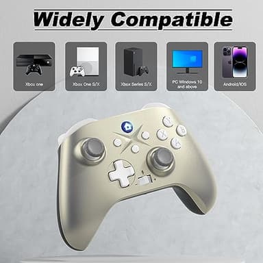 Dinosoo Special Edition Wireless Controller for Xbox Series X/S/Xbox One, PC, Dual Vibration TURBO Function Headphone Jack Macro Function Lunar Shift - Upgrading with a PC before connecting to Xbox - Image 3
