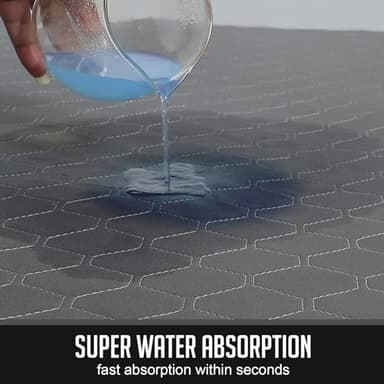 Washable Pee Pads for Dogs, Reusable Pee Mats for Dogs, Puppy Pads Super Water Absorption Puppy Pee Rugs Easier to Dry, Wee Wee Pads for Dogs Non-Slip, Pet Training Pad Whelping Playpen Dog Crate - Image 3