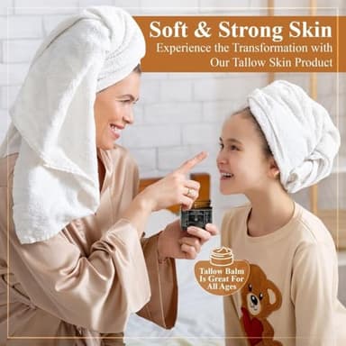 Terra Lotus - Organic Grass-Fed Beef Tallow Balm with Raw Honey - Moisturizing Cream for Soft, Smooth Skin - Handmade All-Natural Moisturizer (2 Oz, Unscented) - Image 2