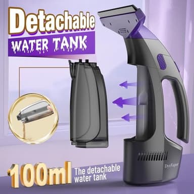 Streak-Free and Powerful Window Vacuum Squeegee Cordless, Window Cleaner with Ultra Absorbent Lint Free Microfiber Cloth, Multi-Purpose Gift Deep Cleans Window, Shower Glass, Mirror and Car - Image 6