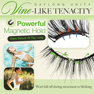 LASHVIEW Upgrade Soft Magnetic Eyelashes with Applicator, Reusable Magnetic Lashes Natural Look, No Glue Needed, Windproof & Waterproof for All-Day Comfort (L01) - Image 3