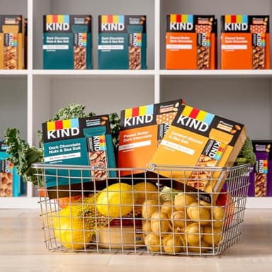 KIND Nut Bars, Favorites Variety Pack, Dark Chocolate Nuts and Sea Salt, Peanut Butter Dark Chocolate, Caramel Almond and Sea Salt, Gluten Free, Up to 7g Protein, 18 Count - Image 3