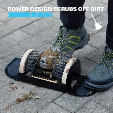 Legacy Boot Scrubber, Upgraded Bristles and Frame Strength - Shoe Scraper & Boot Cleaner Brush - Image 6