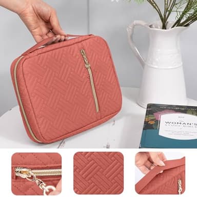 APLUFINE Bible Cover for Women - Soft Bible Case - Carrying Book Case for Bible Accessories - Bible Holder Case for Women - Girls Bible Bag - Bible Carrier - Bible Sleeve - Church Bag - Image 4