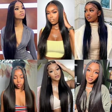 Human Hair Straight 4 Bundles 22 24 26 28 Inch 14A 100% Unprocesed Brazilian Bundles Human Hair Straight Hair 4 Bundles Deal Natural Black - Image 6