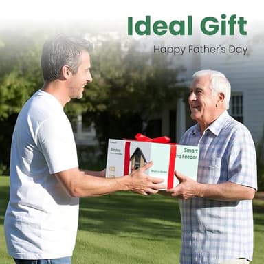 VINGUYS® Smart Bird Feeder with Camera, 2.5K UHD Bird Camera AI Identifies 11,000+ Bird's Species, Real-time Bird's Videos & Pictures, Solar Powered Wireless Outdoor, Ideal Gift for Dad - Image 6