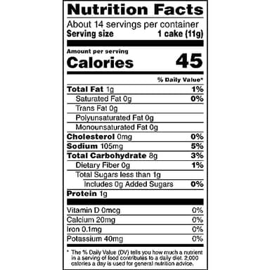 Quaker Large Rice Cakes, White Cheddar, 5.5 Oz, Pack of 3 - Image 2