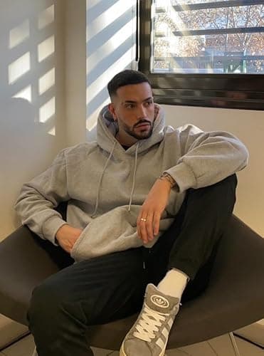 JMIERR Joggers for Men Casual Travel Pants with Pockets and Elastic Waistband, 2 Pack, 2XL, Black/Light Grey - Image 6