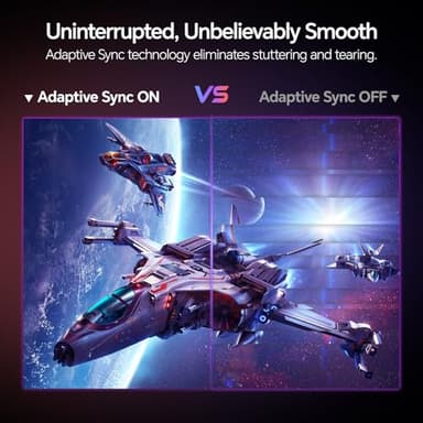 KOORUI Gaming Monitor, 27" Fast IPS Computer Monitor, 320Hz QHD HDR400 Display, PIP/PBP Mode 1ms PC Screen, 98% DCI-P3 Color Gamut, Adaptive Sync, VESA Mountable, HDMI 2.0, DP 1.4, G2721E - Image 6