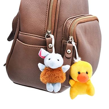 JOYIN 24 Pack Mini Animal Plush Toy Assortment (24 Units 3" Each), Animals Keychain Decoration for Kids, Small Stuffed Animal Bulk for Kids, Carnival Prizes, School Gifts, Halloween Goodie Bags - Image 5