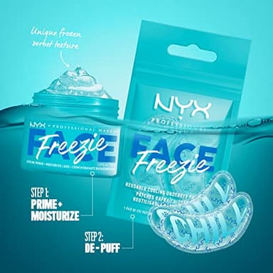 NYX PROFESSIONAL MAKEUP Face Freezie Cooling Primer + Moisturizer, 10-in-1 Make Up Prepping Skin Care - Image 8