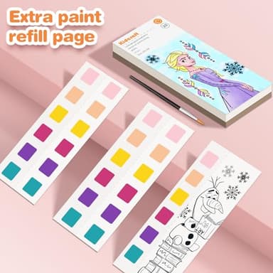 Paint with Water Coloring Books for Kids - 5 Pack, Pocket Mess Free Watercolor Painting Kit, Water Color Paint Set Arts and Crafts Gift for Girls Ages 4 5 6 7 8+, Travel Activity Toy - Image 7