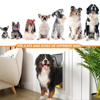 2 Pack Large Dog Door Replacement Flaps with Screws, Compatible with PetSafe Freedom Doggie Doors PAC11-11039,Pet Door Replacement Flap Measures 10 1/8" X 16 7/8", Flexible, Durable, BPA-Free - Image 6