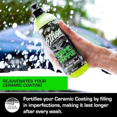 Ceramic Car Shampoo - Car Wash For Ceramic Coatings - Car Wash Soap - Adds Hydrophobic Protection | Enhances Ceramic Coatings, Waxes Or Sealants | Incredible Shine - Image 6