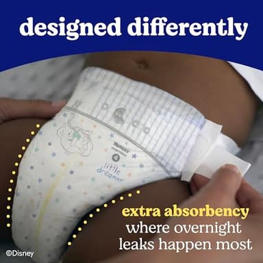 Huggies Size 5 Overnites Baby Diapers: Overnight Diapers, Size 5 (27+ lbs), 100 Ct (2 Packs of 50), Packaging May Vary - Image 3