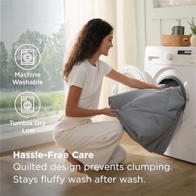 Bedsure Twin XL Comforter Set - 5 Pieces Reversible Grey Bedding, Twin XL Size Bed Set for All Seasons, Bed in a Bag with Down Alternative Comforter, Sheets, Pillowcase & Sham - Image 6