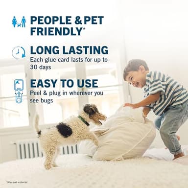 Safer Home Indoor Plug-in Fly Trap - SH502-2R4SR - Effective Fruit Fly Traps for Indoors, Gnat Traps for House Indoor, 400 Sq Ft Protection - Style: 2 Devices + 4 Glue Cards - Image 3