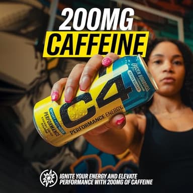 Cellucor C4 Carbonated Zero Sugar Energy Pre Workout Drink + Beta Alanine, (NEW) Sparkling Arctic Snow Cone, 16 Fl Oz, Pack of 12 - Image 5