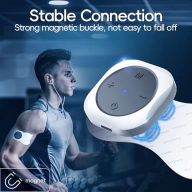 Comfytemp Wireless TENS Unit Machine for Pain Relief, FSA HSA Eligible TENS Unit Muscle Stimulator with Two Sets, Up to 30 Modes TENS Device for Back Pain, Rechargeable Portable with APP Control - Image 6