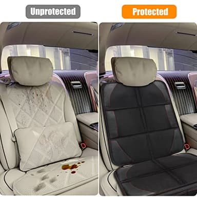 Bacgnyer Car Seat Protector, 1 Pack of Seat Protectors, Thickest Padded 600D Fabric Padding, Waterproof, Durable, Anti Slip Backing, Child Seat Protection, Suitable for Babies, Toddlers, Children - Image 5