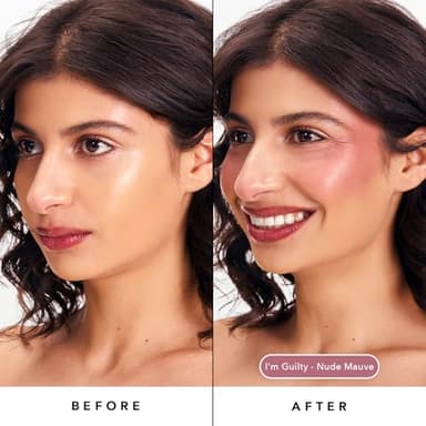 Sacheu Cheek STAY-N Liquid Blush for Cheeks — High Pigment, Buildable, Lightweight Cream Blush Infused With Squalane, for Dewy & Radiant Flushed Cheeks — Long-lasting & Cruelty Free, I'm Guilty - Image 6