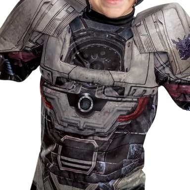 Disguise Megatron Transformers One Costume for Toddlers, Official Transformers Animated Movie Muscle Costume, Size (3T-4T) - Image 4