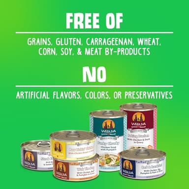 Weruva Classic Dog Food, Variety Pack, Baron's Batch, Wet Dog Food, 14oz Cans (Pack of 12), Multi - Image 7