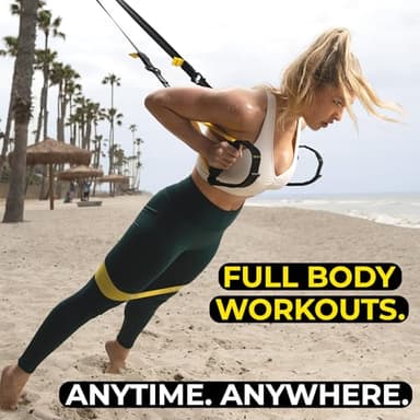 TRX All-in-ONE Suspension Training System: Full Body Workouts for Your Home Gym, Travel, and Outdoors | Includes Indoor & Outdoor Anchors, Workout Guide and Video Downloads - Image 2