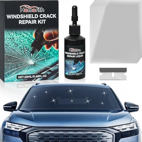 popalula Car Windshield Crack Repair Kit - 2025 Upgrade Nano Glass Repair Liquid for Cracks & Chips, Cracks Gone Glass Remover Fluid for Quick Fix Windshields, Windows, Mirrors - Image 1