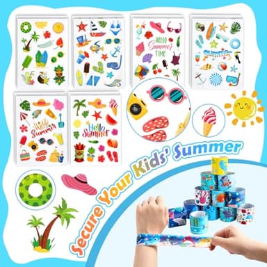 INNOCHEER Pool Party Favors Beach Party Favors for Kids 3-4-5-8-12, 96PCS Goodie Bags Stuffers for Kid Summer Toys, Beaches Balls, Coloring Books Beach Toy for Kids 4-8-12 Pool Party Supplies - Image 6