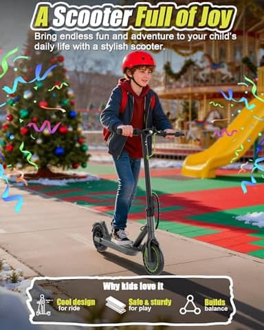 MAXSHOT Electric Scooter Adults & Big Kids, 350W Powerful Motor, Top Speed 16/19MPH, 12/16/19/21Miles Range, 8.5" Solid Tires Folding Commuter Escooter with Dual Suspension for Commuting, APP Control - Image 8