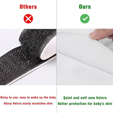 BSTOPPT Newborn Sleep Sack Baby Swaddle,6-12 Months,3-Way Adjustable Wearable Blanket,100% Rayon Cotton Swaddling Sleeping Bag，TOG 0.5（Clouds&Starry Sky） - Image 6