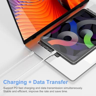 uoyssimi iPhone 16 15 Charger Fast Charging 3 Pack 20W USB C Charger with 6ft Braided Type C Cable for iPhone 16/16 Pro/16Pro Max/15, iPad Pro, MacBook Air - Image 3