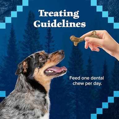 Blue Buffalo Wilderness Wild Bones Grain-Free Dental Chews Dog Treats, Mini, 27-oz Bag - Image 8