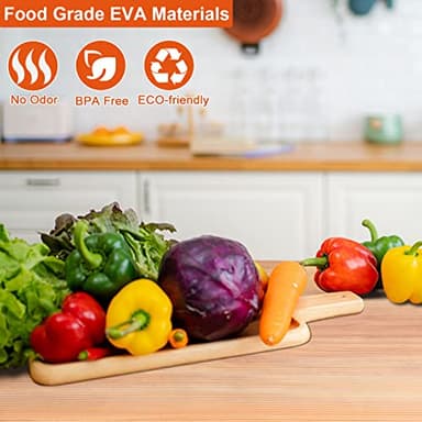 Anoak Shelf Liner Cabinet Liner, Non Adhesive Drawer Liner, Washable 20 Inch x 35 FT(420 Inch) Waterproof Durable Non-Slip Shelf Liner for Kitchen, Drawer, Refrigerator Stripe Clear - Image 5