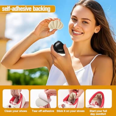 Shoe Filler Inserts for Loose Shoe, 2 Pairs of Toe Cushions & Heel Pads for Women and Men, Perfect for Shoes Too Big, Comfort Inserts for High Heels, Leather Shoes(Beige) - Image 4