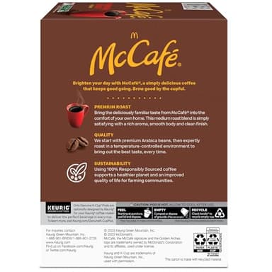 McCafe Premium Roast Coffee, Keurig Single Serve K-Cup Pods, Medium Roast, 96 Count - Image 17