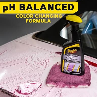 Meguiar's Ultimate Iron Remover - Quickly Remove Embedded Iron Particles and Industrial Fallout That Impair Paint Color, Clarity, and Paint Smoothness - Chemical Contaminant Remover - 24 Oz - Image 5