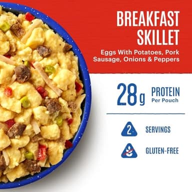 Mountain House Breakfast Skillet | Freeze Dried Backpacking & Camping Food | 2 Servings | Gluten-Free - Image 3