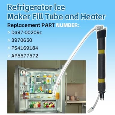 DA97-00209Z NEW Fill tube heater Fit for Samsung Refrigerator Ice Maker Refrigerator ice maker water filling pipe replacement #3970650 PS4169184 AP5577572 - Image 2