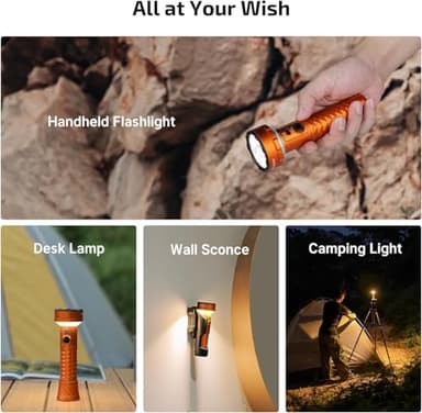 OLIGHT Prowess Rechargeable High Lumen Flashlights, 5,000lms Super Bright Flashlight with Holster, High-Efficiency USB-C Charging LED, Bidirectional Lighting - Image 4