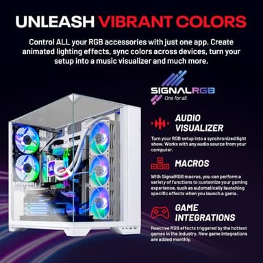 Skytech Gaming O11 Vision Desktop PC, Ryzen 7 9800X3D 4.7 GHz (5.2 GHz), AMD RX 9070XT 16GB, 2TB Gen4 NVMe SSD, 32GB DDR5 RAM 6000 RGB, 850W Gold ATX 3 PSU, 360mm ARGB AIO, Wi-Fi, Win 11 - Image 6