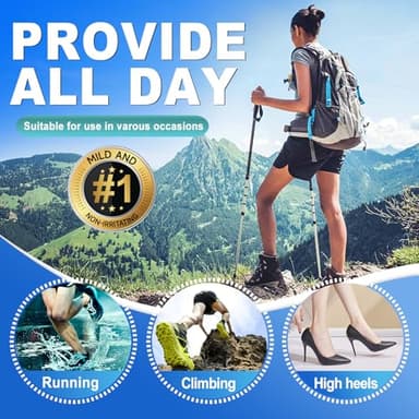 Arme Hydrocolloid Bandages, 50Pcs Gel Blister Bandages for Feet, Waterproof Blister Pads Blister Cushions for Prevention & Recovery, Blister Bandaids for Heel Foot Toe Protection(4 Shape Variety Pack) - Image 6