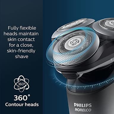 Philips Norelco Shaver 5000X, Rechargeable Wet & Dry Shaver with Precision Trimmer and Storage Pouch, X5006/85 - Image 3